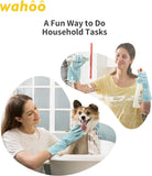 LANON wahoo Skin-Friendly Dishwashing Kitchen Gloves, Reusable