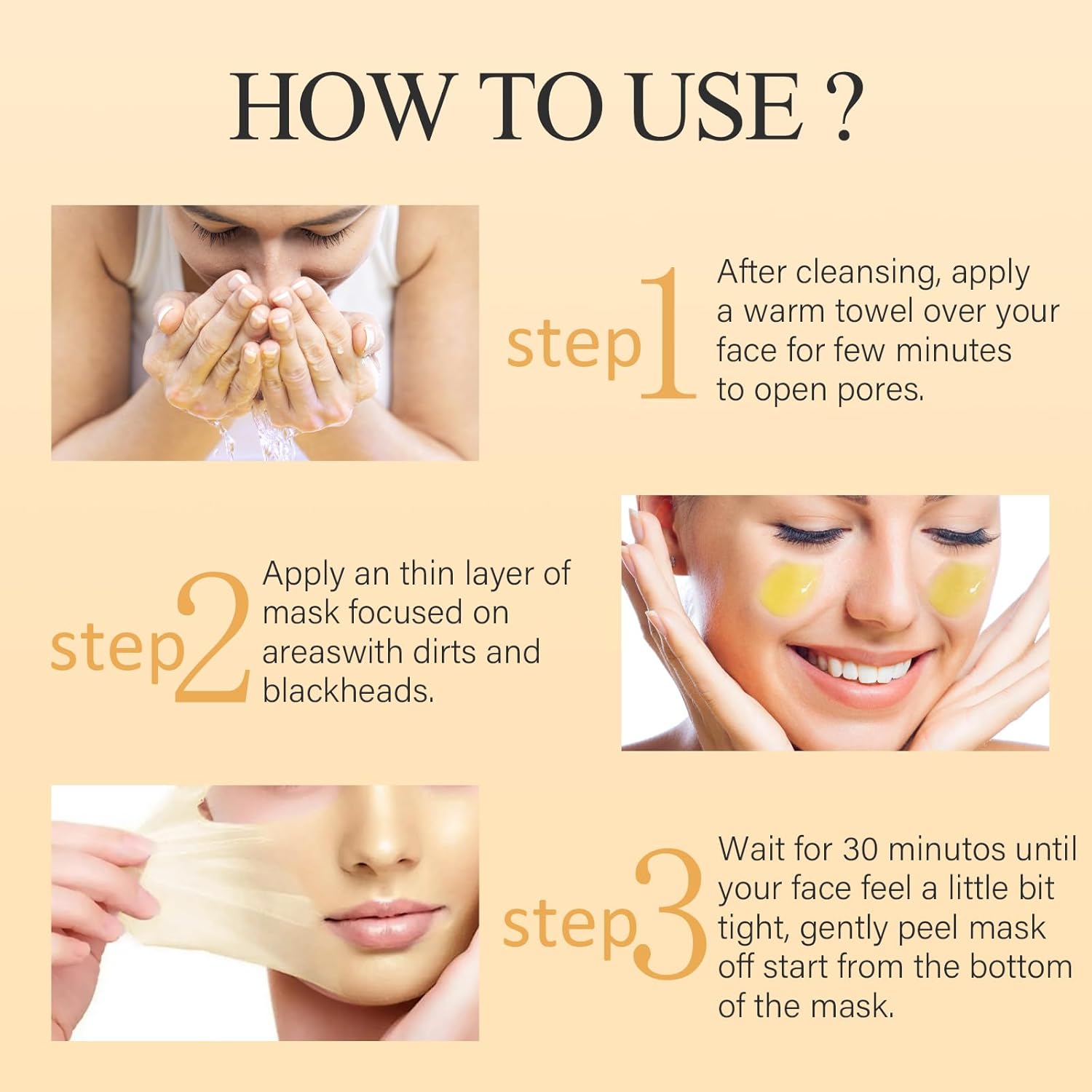 SHVYOG Vitamin C Peel Off Face Mask