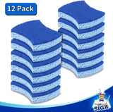 MR.SIGA Non-Scratch Cellulose Scrub Sponge 12 Pack